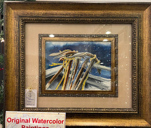Original Watercolor Painting "Ready and Waiting"