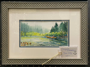 Original Watercolor Painting "Back Eddy"